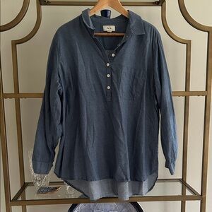 Per Se Denim Blue Shirt